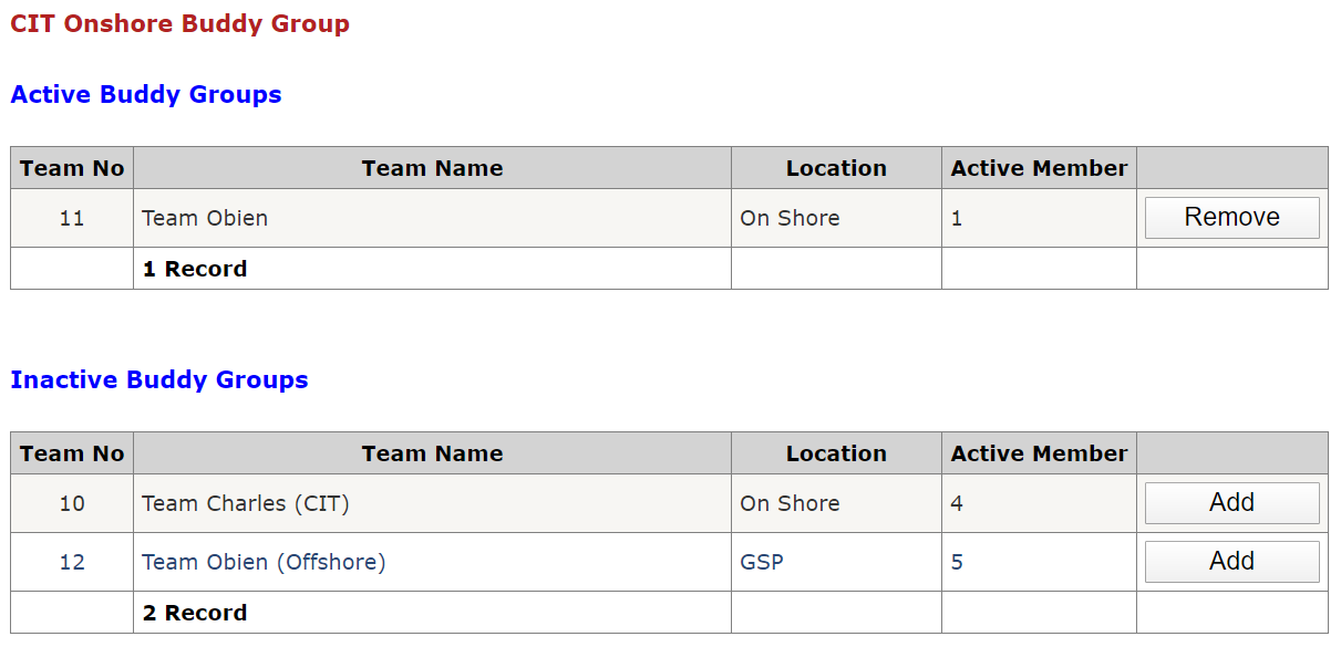 Sample Buddy Group